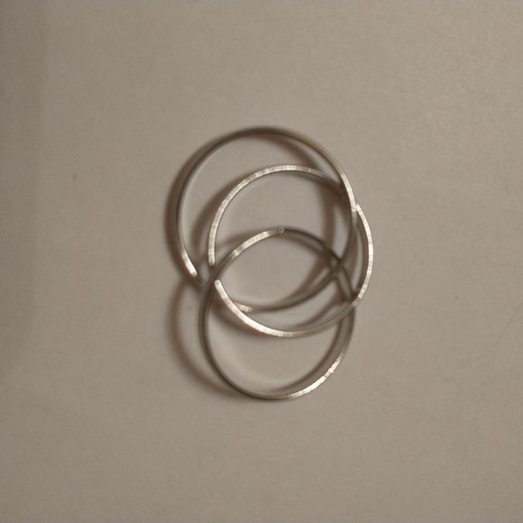 π3/$12 3 Band Silver Ring! - Picture 8 of 8